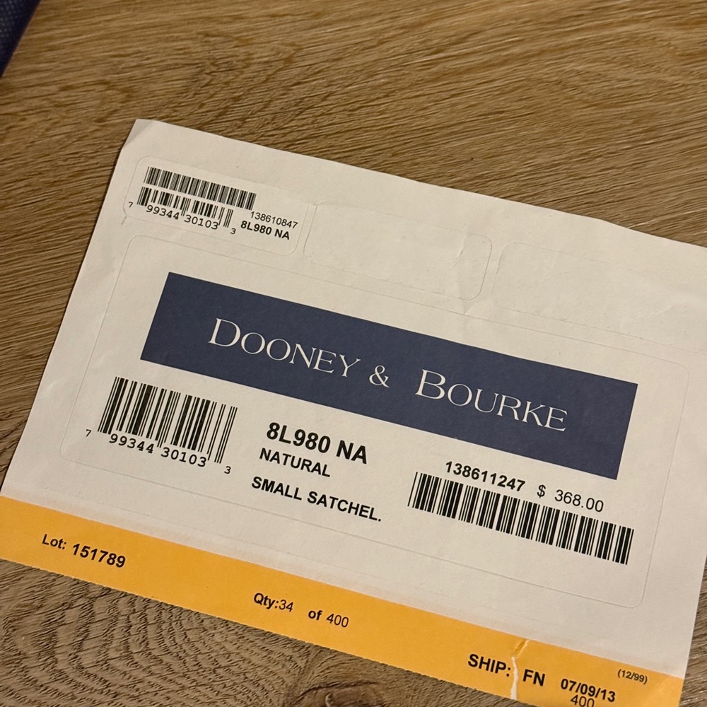 Dooney & Bourke Florentine Small Satchel - Natural - Picture 9 of 16